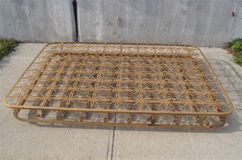 antique metal coil box springs|Vintage Metal Coil Box Spring, Mattress Bed Spring, .